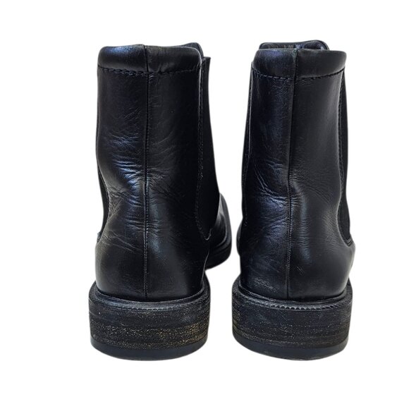 Gucci Mens Chelsea Leather Boots, Black, Slip On, Fall, Quiet Luxury, Size 9 D - Picture 7 of 14